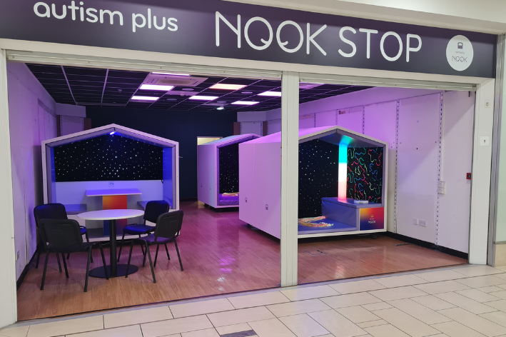 Photo of The Nook Stop in Frenchgate. It is a sensory friendly space.