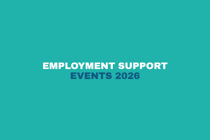 Employment Support Events 2026 Graphic